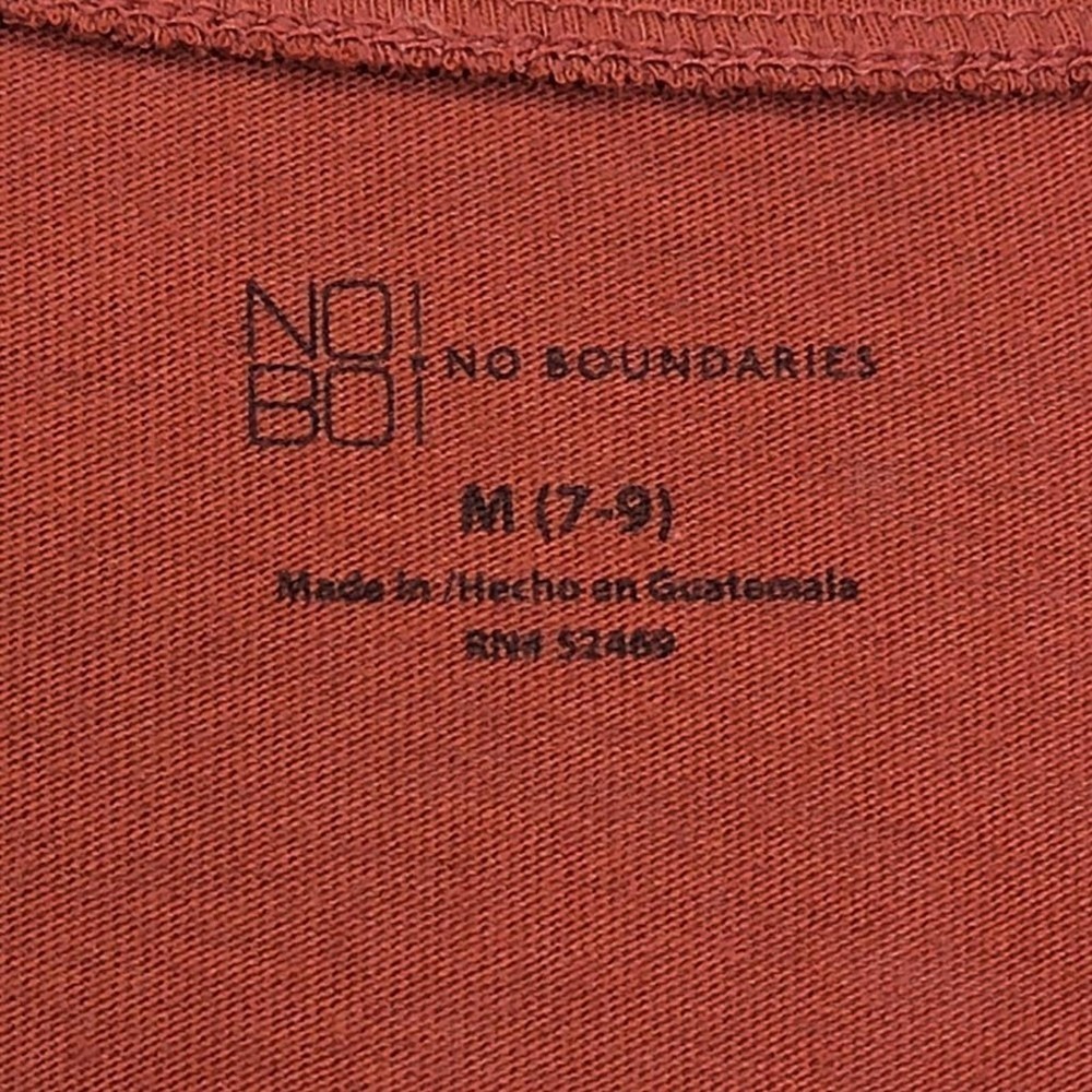 No Boundaries Rust Color Red Long Sleeve Under - image 4